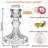 4.1'' H Glass Fireplace Candlestick-1192404251