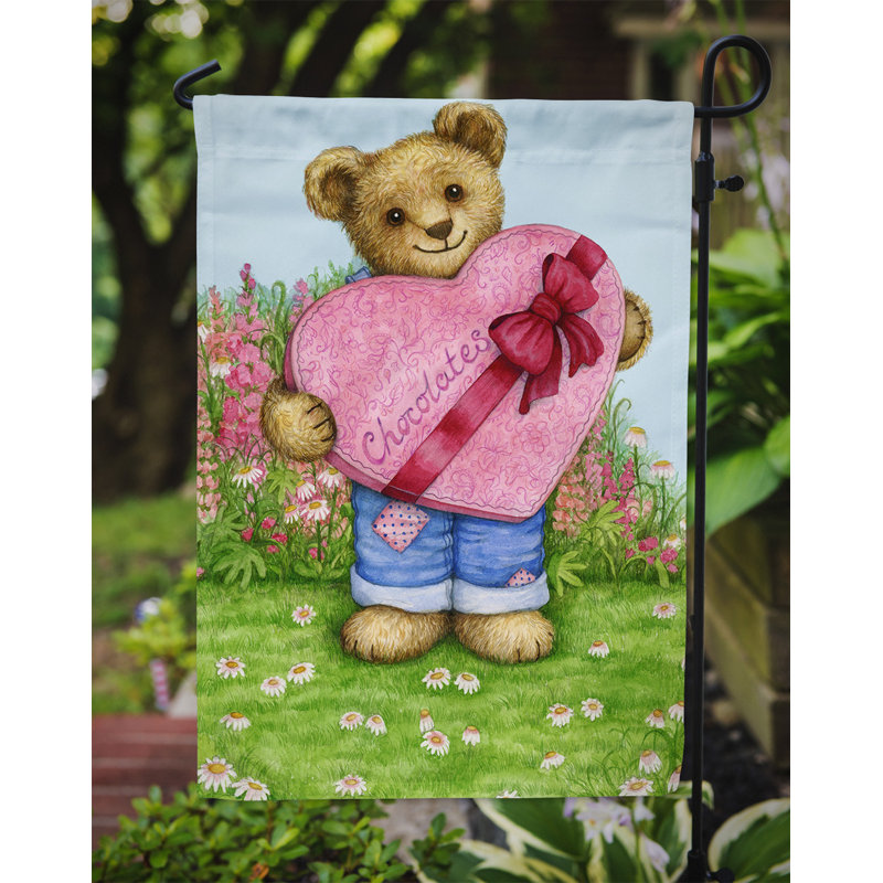 Drapeau de jardin Bodil Valentine, H 15 po x l 11 po
