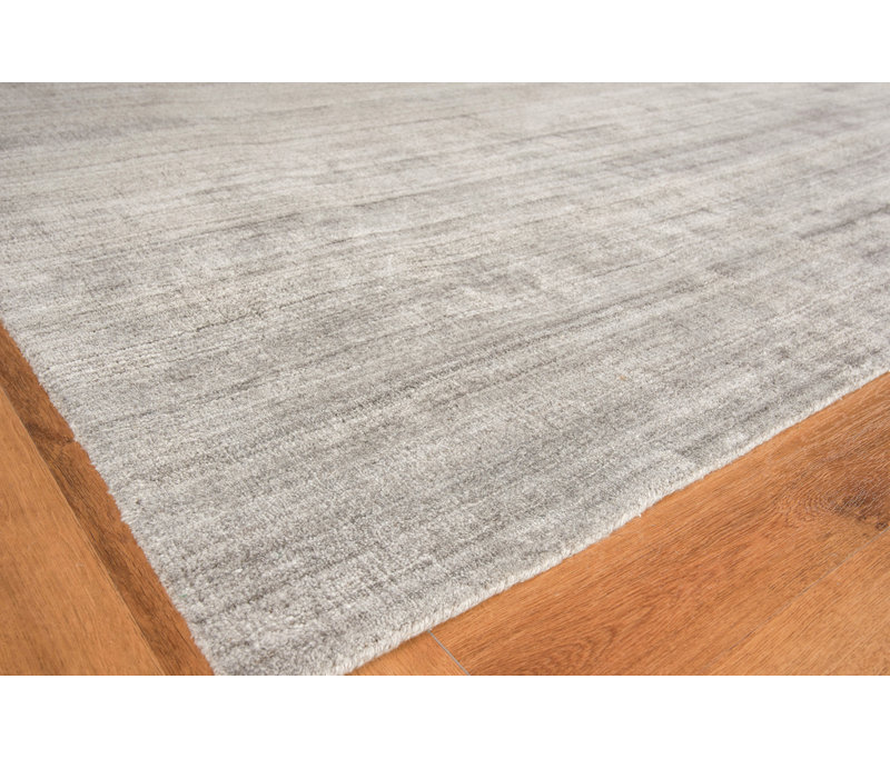 Sanctuary Area Rug in Gray/Ivory, Rectangle 9' x 12'