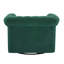 Fauteuil club pivotant rembourré Danyiel Chesterfield
