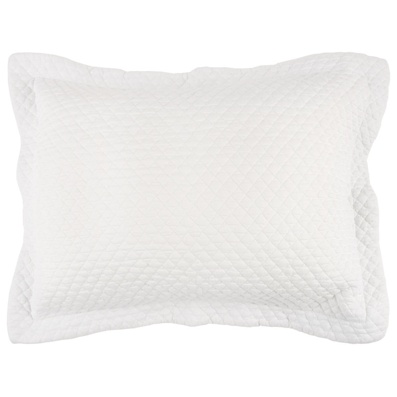 Teo Cotton Sham, King Sham, Pink
