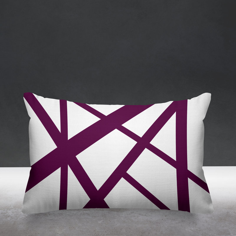 Coussin intérieur / extérieur Shelly, Mauve