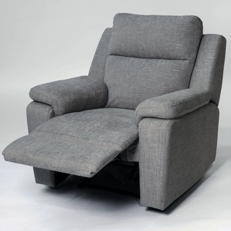 Lorain 96cm Wide Standard Recliner, Grey