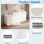 Modern 4-door Sideboard With Sculptural Wave Pattern And Storage Shelves-131076901