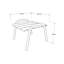 Misue Rectangular Metal Outdoor Side Table - 46 cm W 50 cm D-1001723571