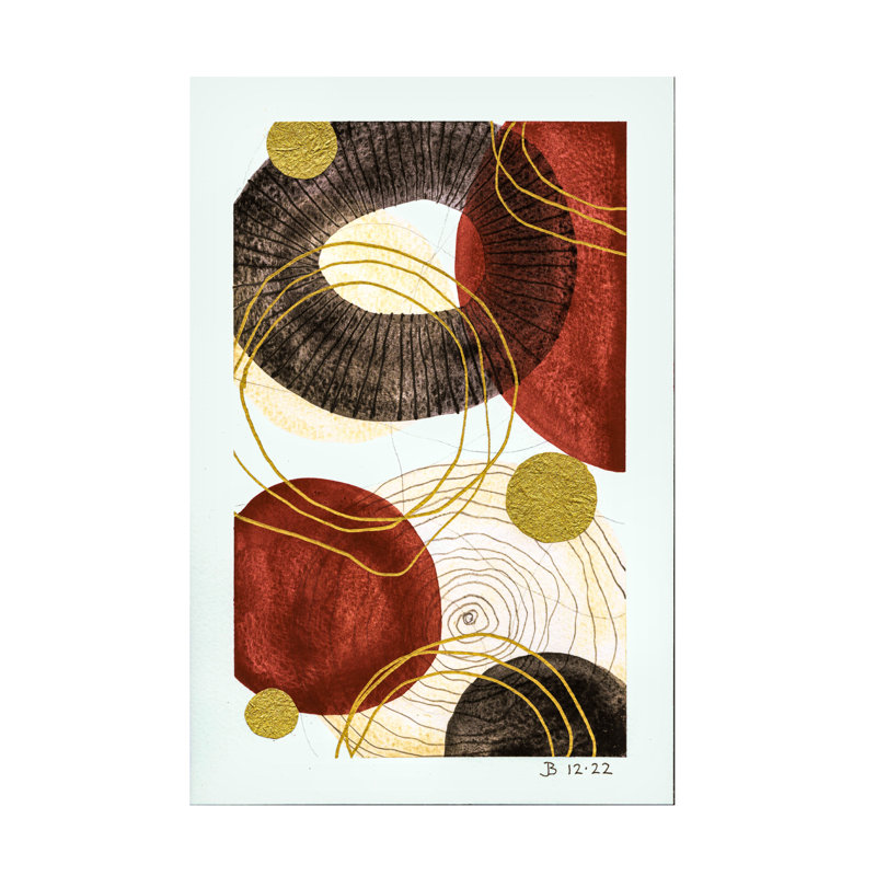 Jocelyn Benford Tree Rings Canvas Art, 24" H x 16"W