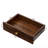 Fold-out Writing Desk In Walnut - Drawer And Shelf For Home Office Needs Convertible With Workstation