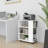 vidaXL Rolling Cabinet Freestanding Storage Cabinet Drawer Unit Engineered Wood-1871911712