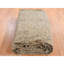Tapis de couloir long et étroit en laine indo kerman brun 10 pi 8 po x 22 pi 5 po Sh87903