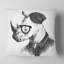 Oreiller pour animaux hipster rhino-30746266-30746270