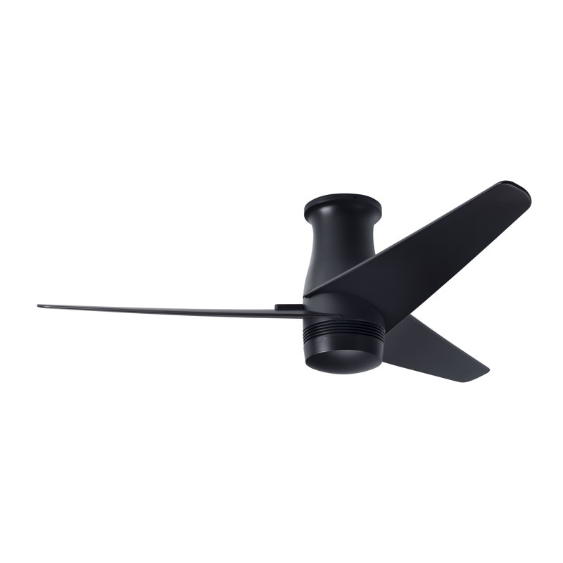 Velo 48'' Ceiling Fan, Dark Bronze, Handheld Remote Control, White