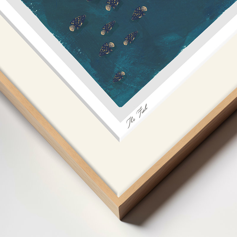 The Fish, 24" H x  32" W, Tan