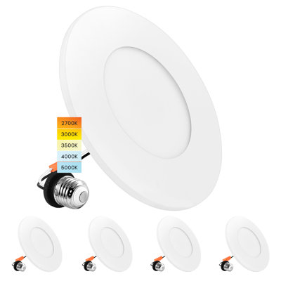 4'' Dimmable LED Retrofit Recessed Lighting Kit