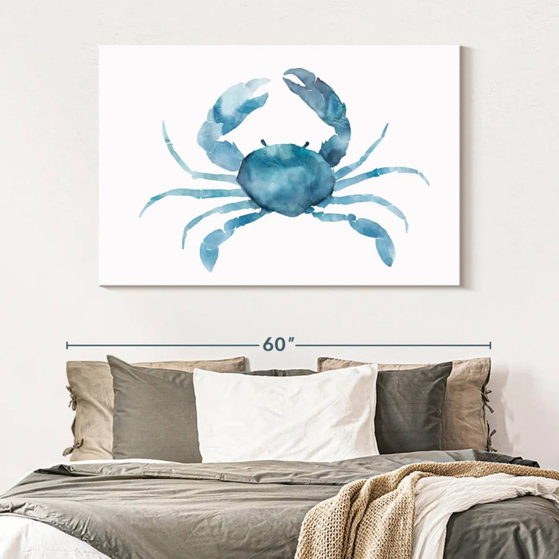 Brampt Marine Blue Crab, 34" H x 51" W