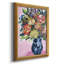 Bouquet dans un vase IV, toile encadrée de qualité supérieure - prête à être accrochée-19619948