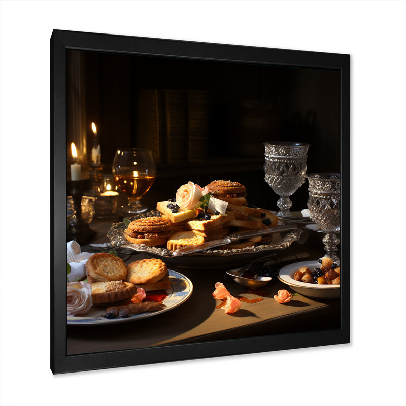 Judaïsme Matzah, fête de la Pâque III - impression, H 16 po x l 16 po x P 1 po, Cadre simple noir