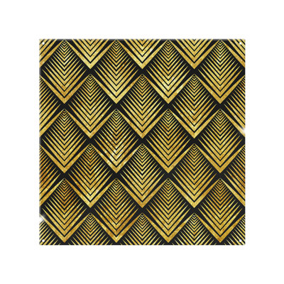 Geometric Flower Pattern Splash Back