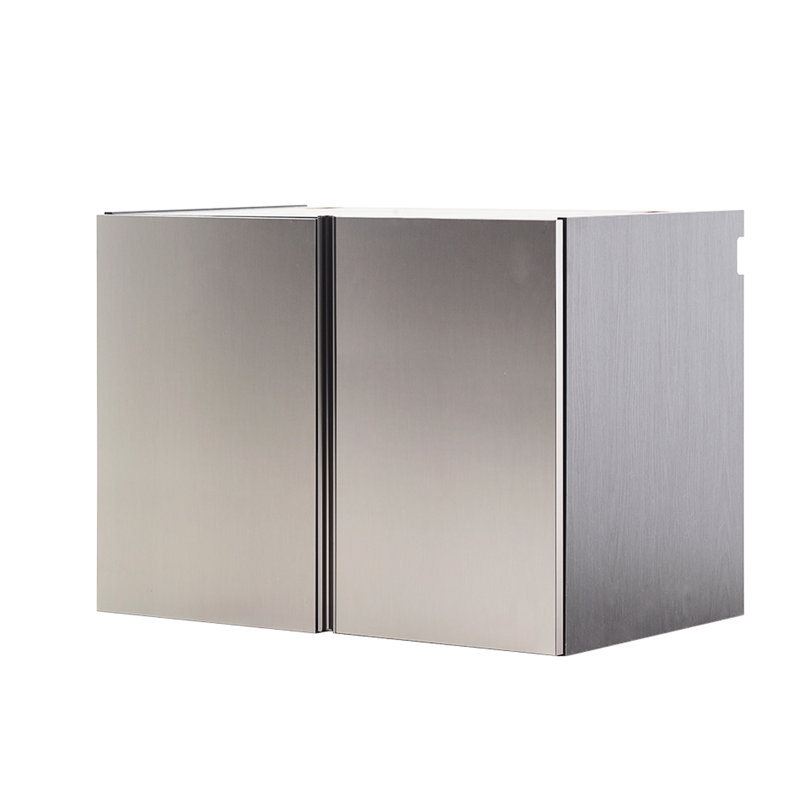 Armoire de garage murale de la série - Gris métallique avec fermeture en douceur, options de rangement en profondeur, résistance à l'eau, à la chaleur, aux taches et aux égratignures, gris, rangement, eau / chaleur / taches