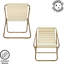 Chaise longue pliante en cuir Vegan-1219142269