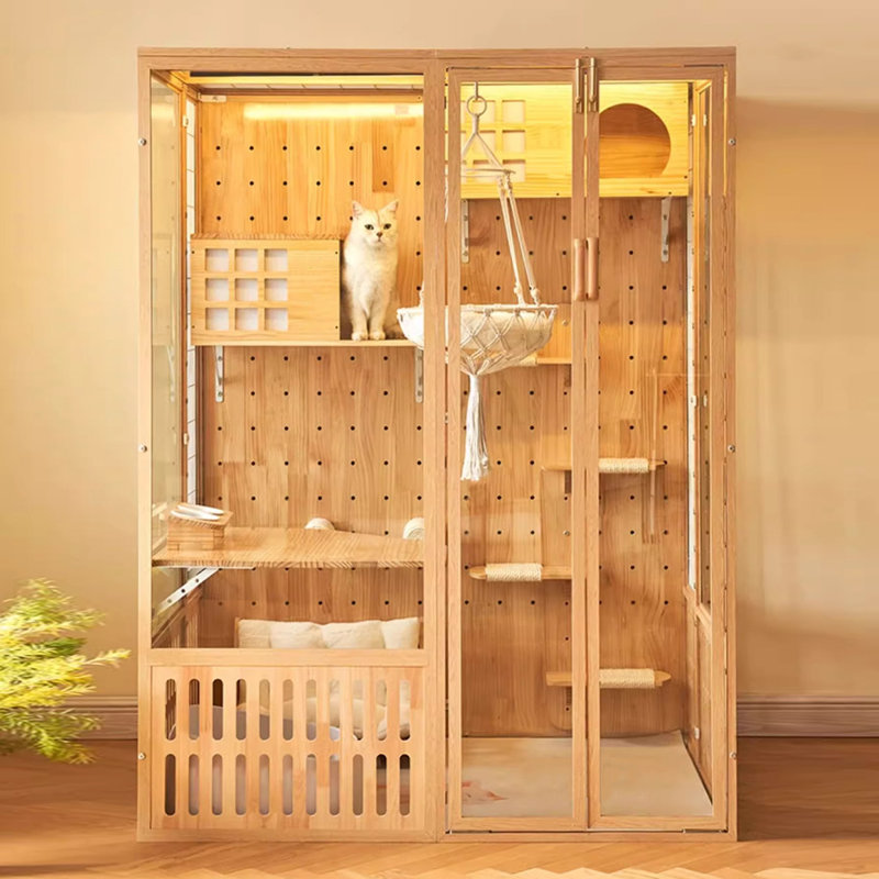 Oversized Space Voice-Controlled Light Modular Cat House