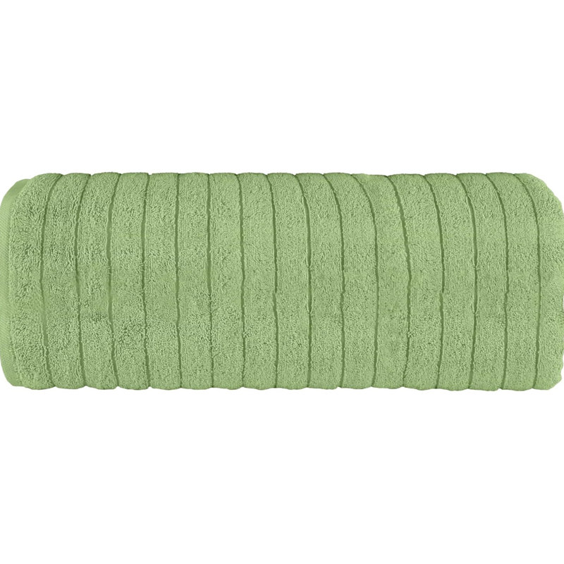 Elegant Comfort 100% Turkish Cotton Braided Viscose Stripe Jumbo Bath Towel - Hotel Spa Quality Extra Large 35 X 70 Inch Bath Towel Soft