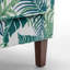 Fauteuil en mélange de polyester à motifs