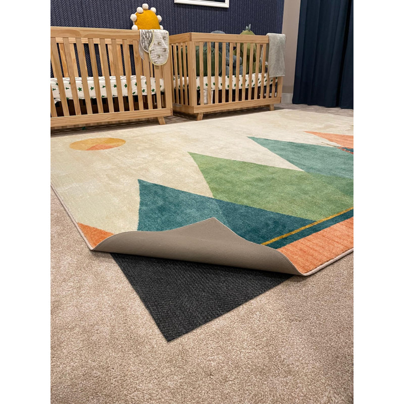 Sous-tapis antidérapant réversible Barella (0,25 po), Rectangle 5 pi x 8 pi