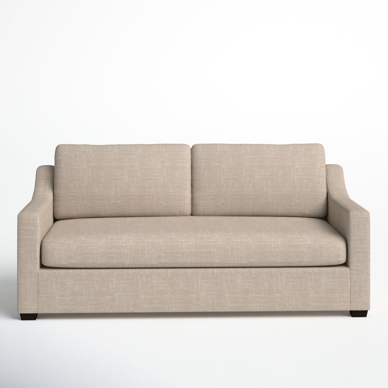 Cranbrook 88'' Upholstered Sofa, Lena Sand Performance Linen Blend