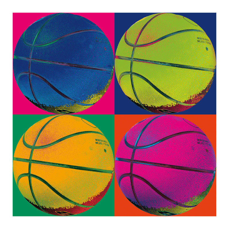 Ballon de basketball, H 20 po x l 20 po x P 1,25 po