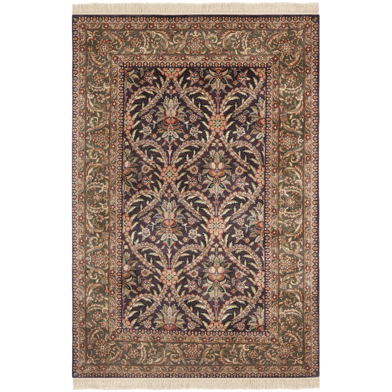Tapis oriental en laine Royal Kerman, Rectangle 6 pi x 9 pi