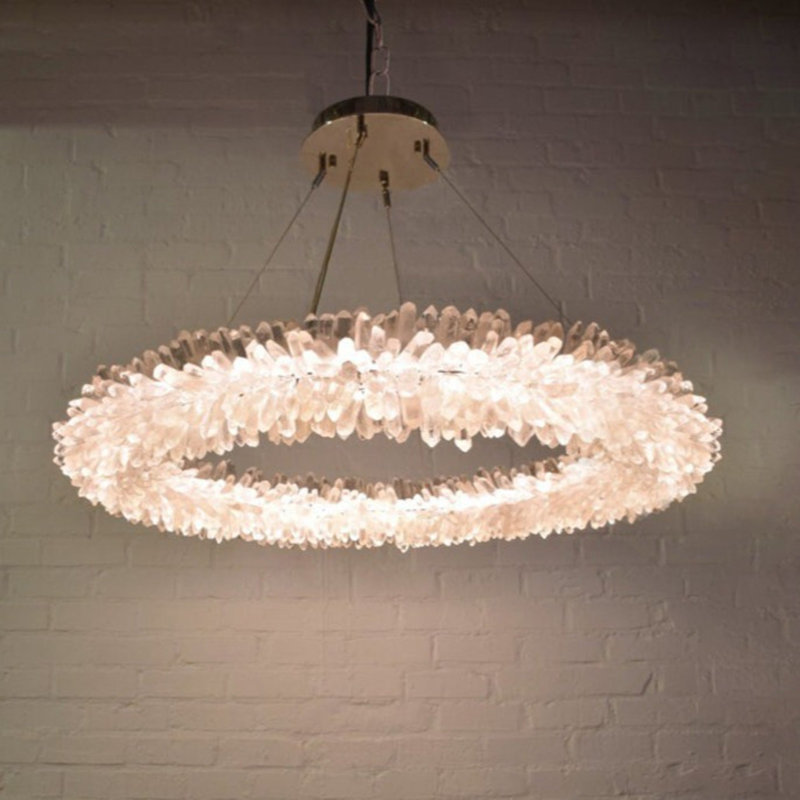 Roxi 1 - Light LED Chandelier, 7.13" H x 48" W x 48" D, Polished Nickel