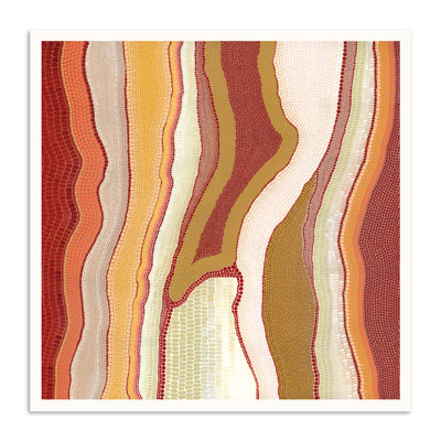 Garraroon - Sunset by Kamilya Lowana White - Print