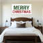 Large Abhirami Merry Christmas Typographie, affiche de vacances d'hiver, impressions sur toile, reproductions d'art encadrées prêtes à être accrochées au mur pour le salon, la cuisine, la salle de bain, 24 po x 48 po-228399523