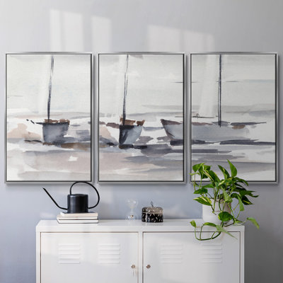 " Caribbean Sails I " 3 - Pieces