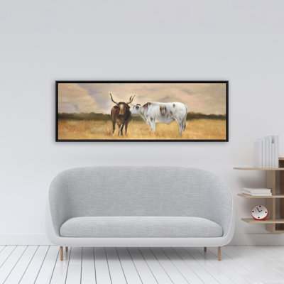 "Troupeau de nguni" sur toile