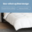 Winter Set 3 Pcs White Microfiber, Cotton Duvet-959686639