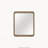 English Knotty Oak Inspired Landscape Mirror