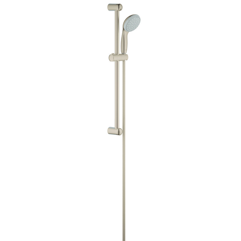 Robinet de baignoire et douche Tempesta® avec technologie SpeedClean, Nickel brossé