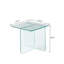 Tempered Clear Glass Sidetable, Small Tea Table, Night Stand Tempered Glass-1612675845