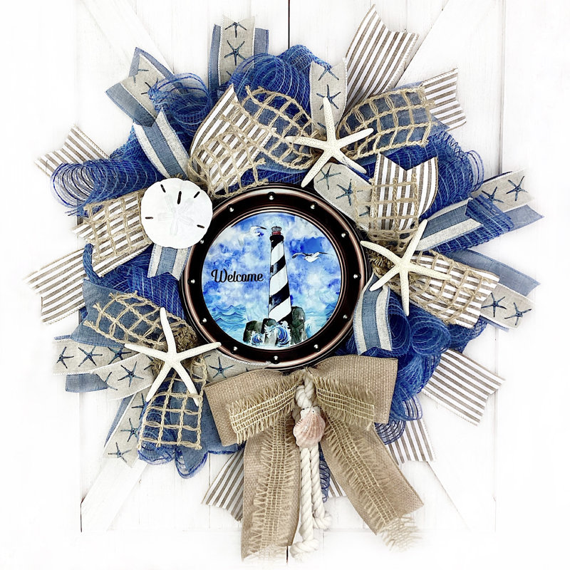 Handcrafted Burlap 18'' Wreath