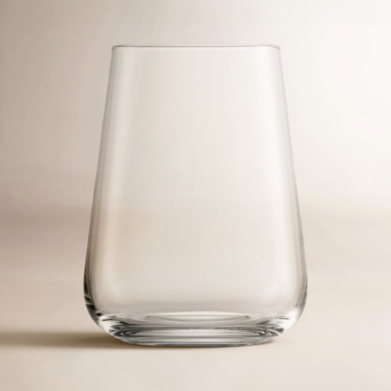 Vervino Double Old Fashioned Lead Free Crystal Whiskey Glass, 16.4 Oz