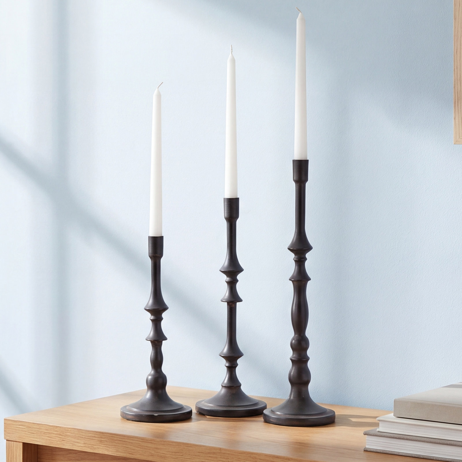 Xander Aluminum Pillar Candle Holder