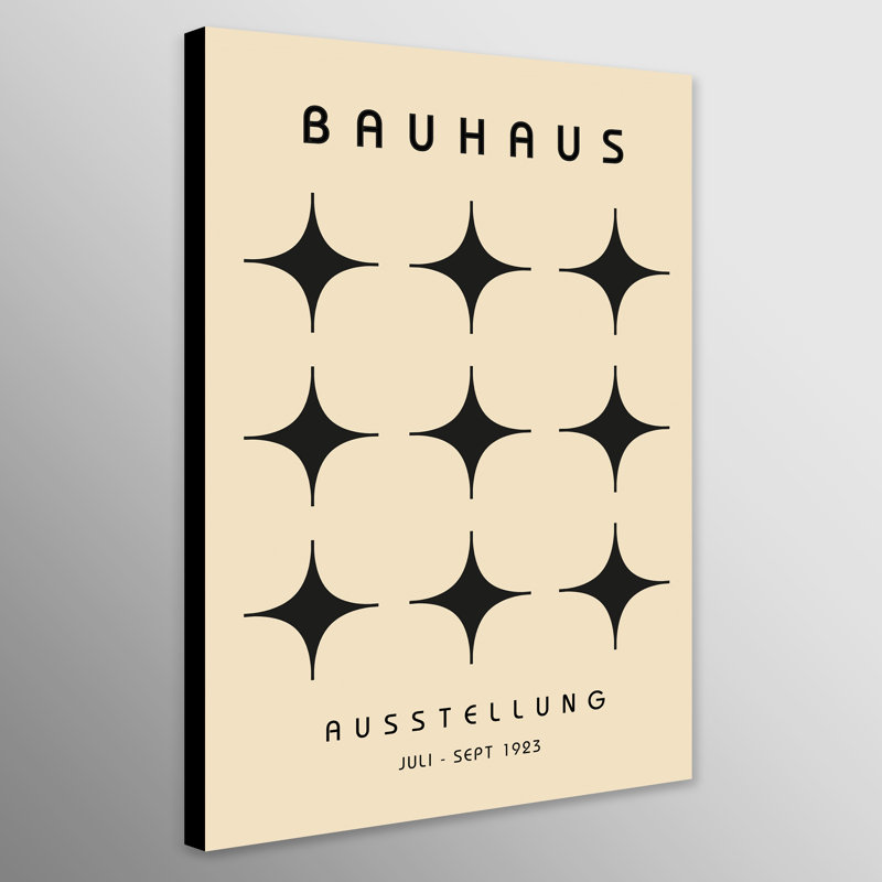Bauhaus Crosses - Wrapped Canvas Print, 81cm H x 61cm W