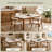 63" 7-Piece Sintered Stone Table Set