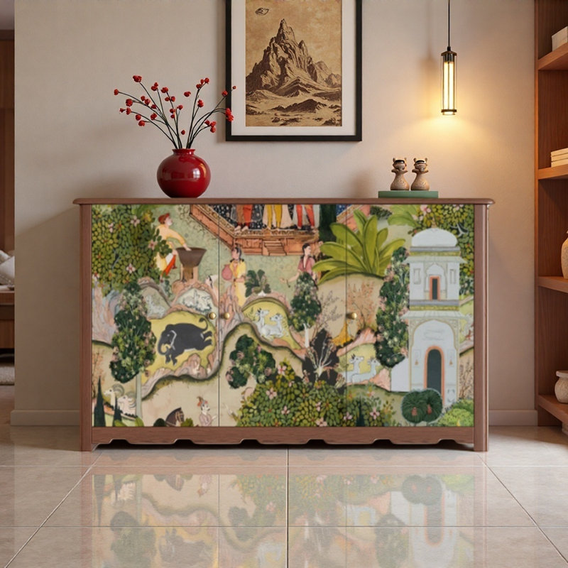 Buffet haut de gamme et multifonctionnel, Noyer