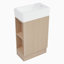 Ensemble de meuble-lavabo simple avec plateau 18,60 Bement-527245270