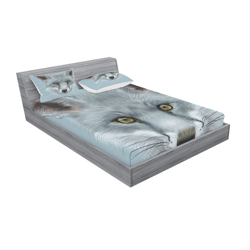 Microfiber Sheet Set, Queen Sheet Set with Fitted Sheet