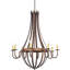 Barrel Stave 8 - Light Chandelier