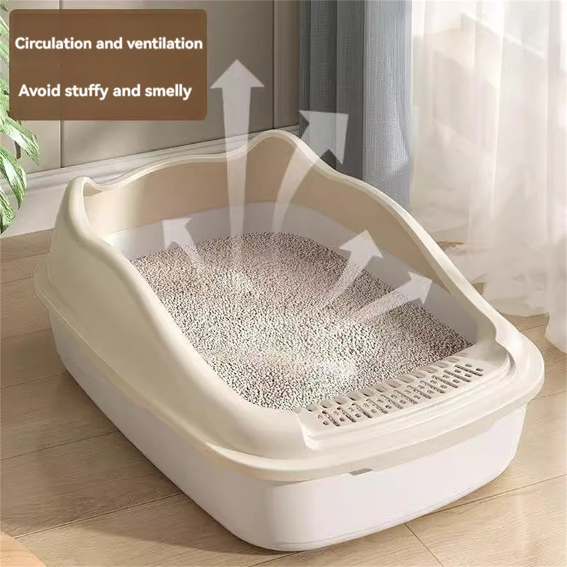 Bassin pour litière en PP, H 7,08 po x l 13,66 po x P 18,89 po
