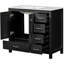 Ensemble de meuble-lavabo 36 po avec lavabo en céramique 36 po, armoire de rangement abondante, 2 portes à fermeture douce et 5 tiroirs